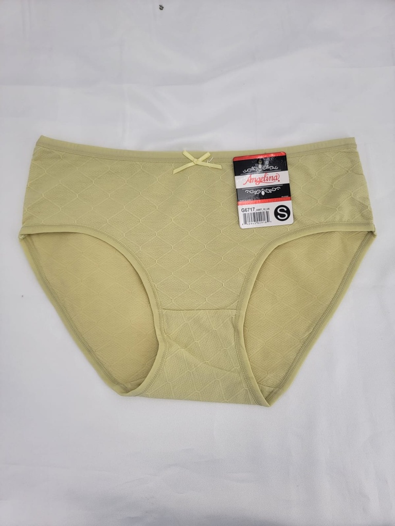 Panty de algodón con diseño de patron de diamantes