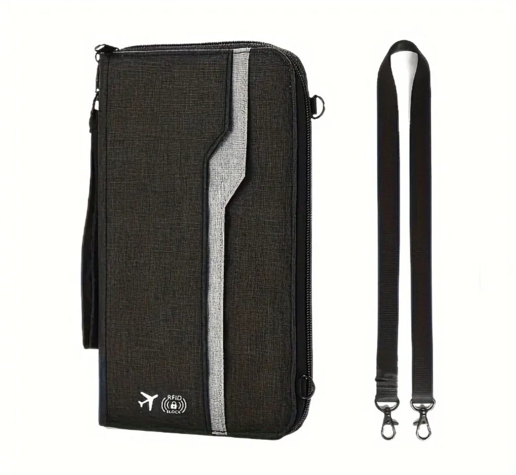 Organizador Espacioso Pasaporte Poseedor Billetera para mujer