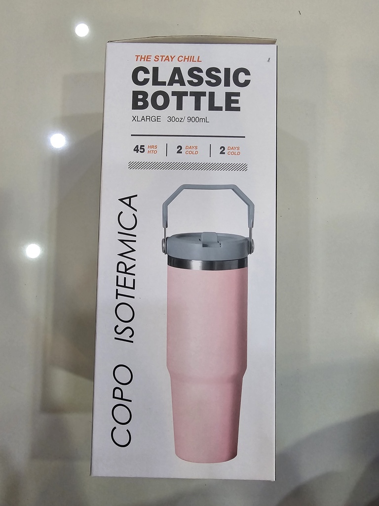 Vaso Stanley Cup botella clasica copo isortermica 30 oz 900 ml