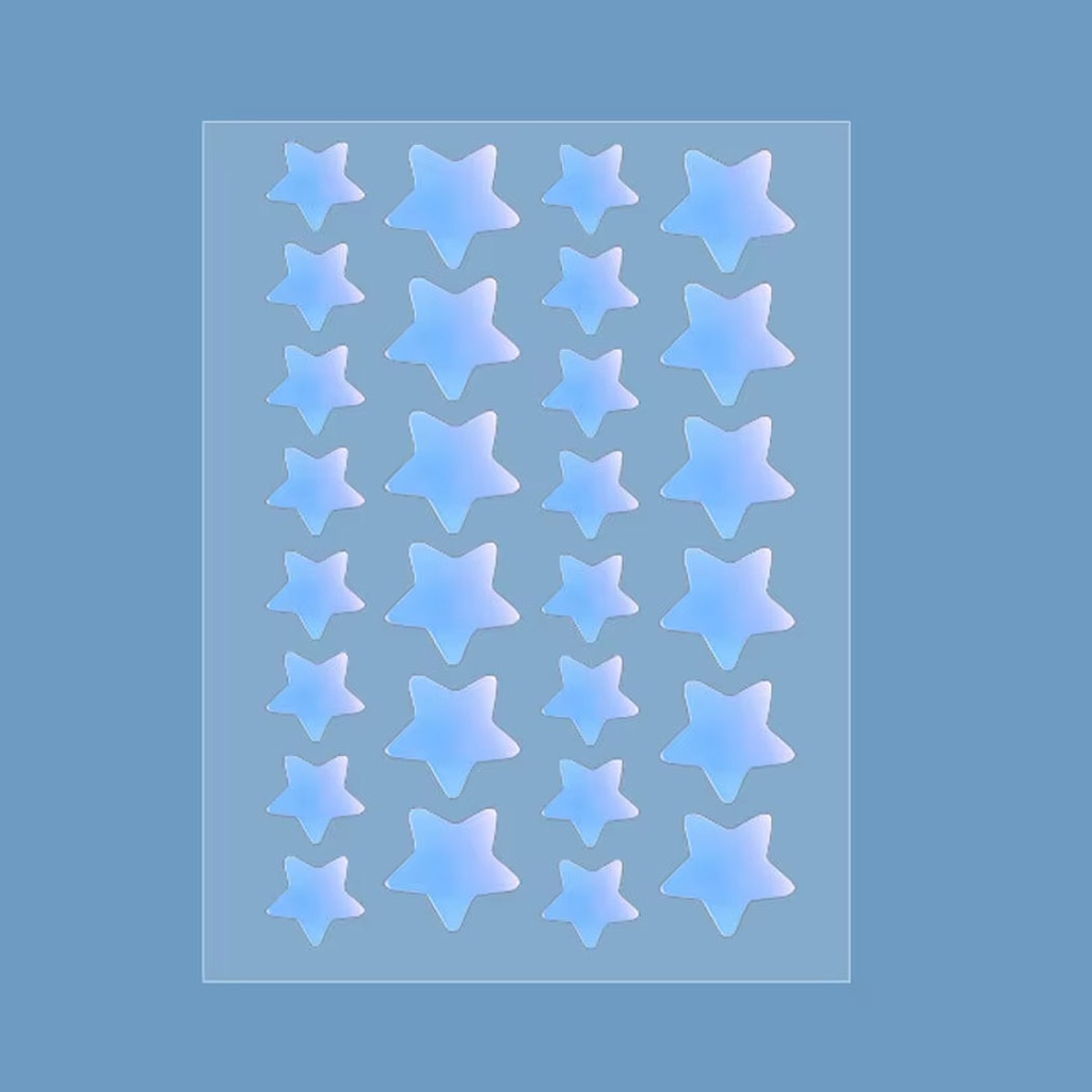 Parche láser de color para el acné