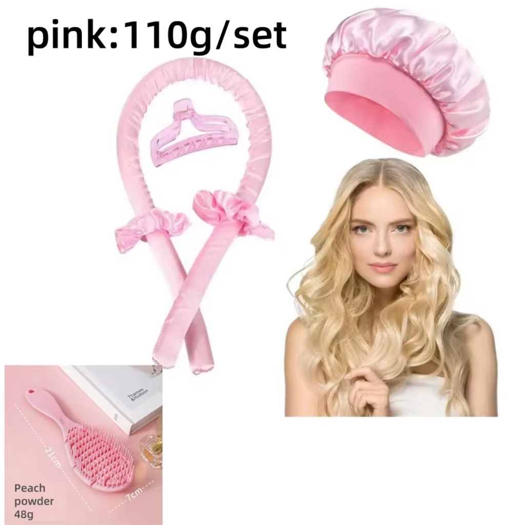 Juego de gorro rizador para dormir