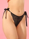 Classic Sexy Bragas con encaje floral sin entrepierna