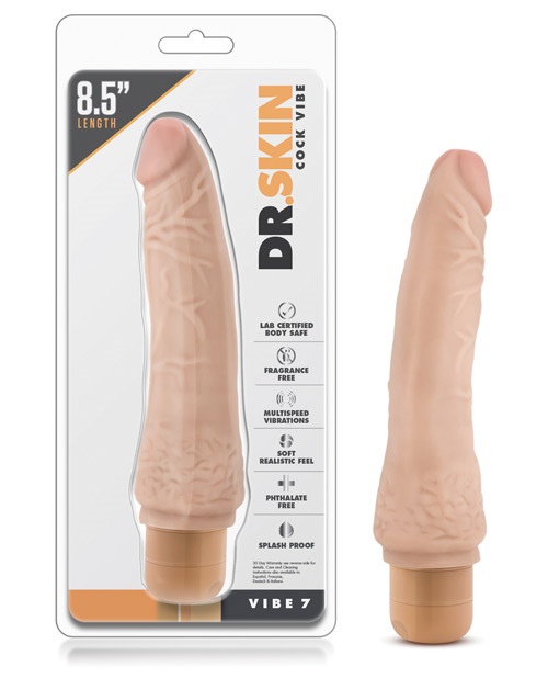 Blush Dr. Skin Vibe #8.5" Dong #7-Beige