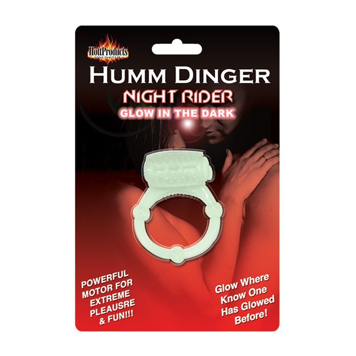 Humm Dinger Vibrating Cockring - Glow in the Dark