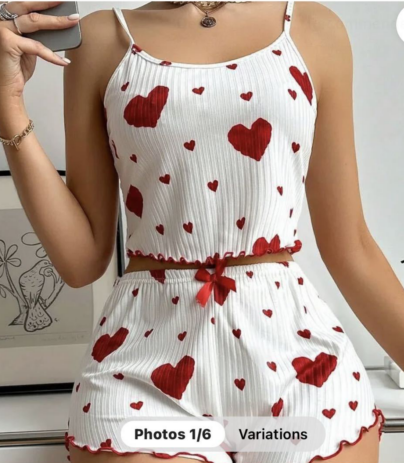 Pijama de satin Sensuel