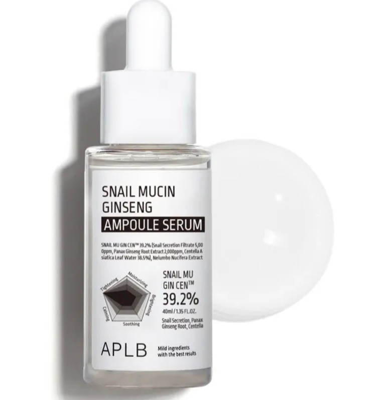 APLB Snail Mucin Ginseng Ampoule Serum [40ml]