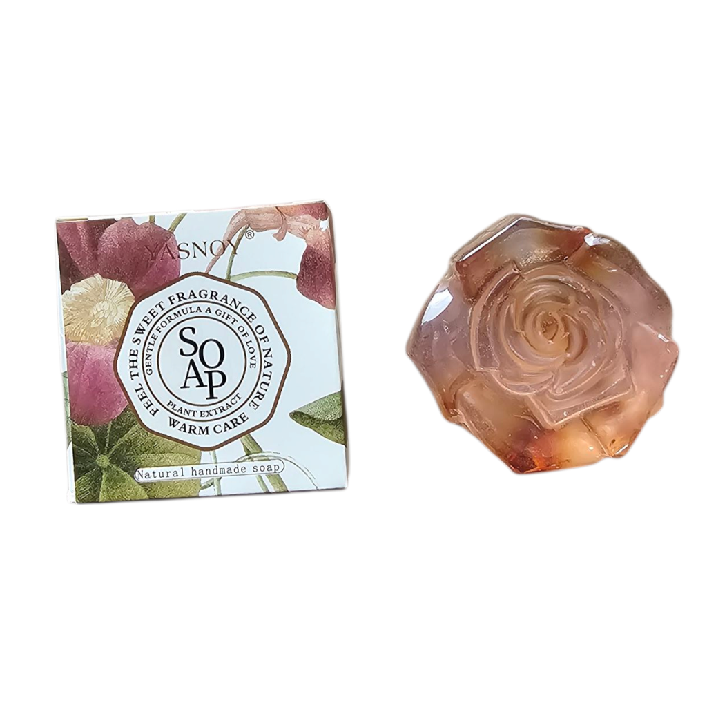 Jabón de limpieza natural, hecho a mano y colorido con extracto de plantas orgánicas, marca privada