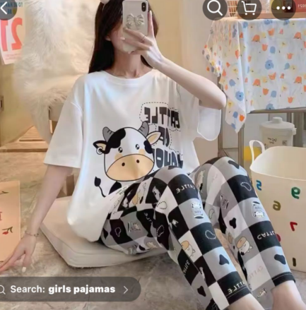 Pijama Pantalon de dibujos animados