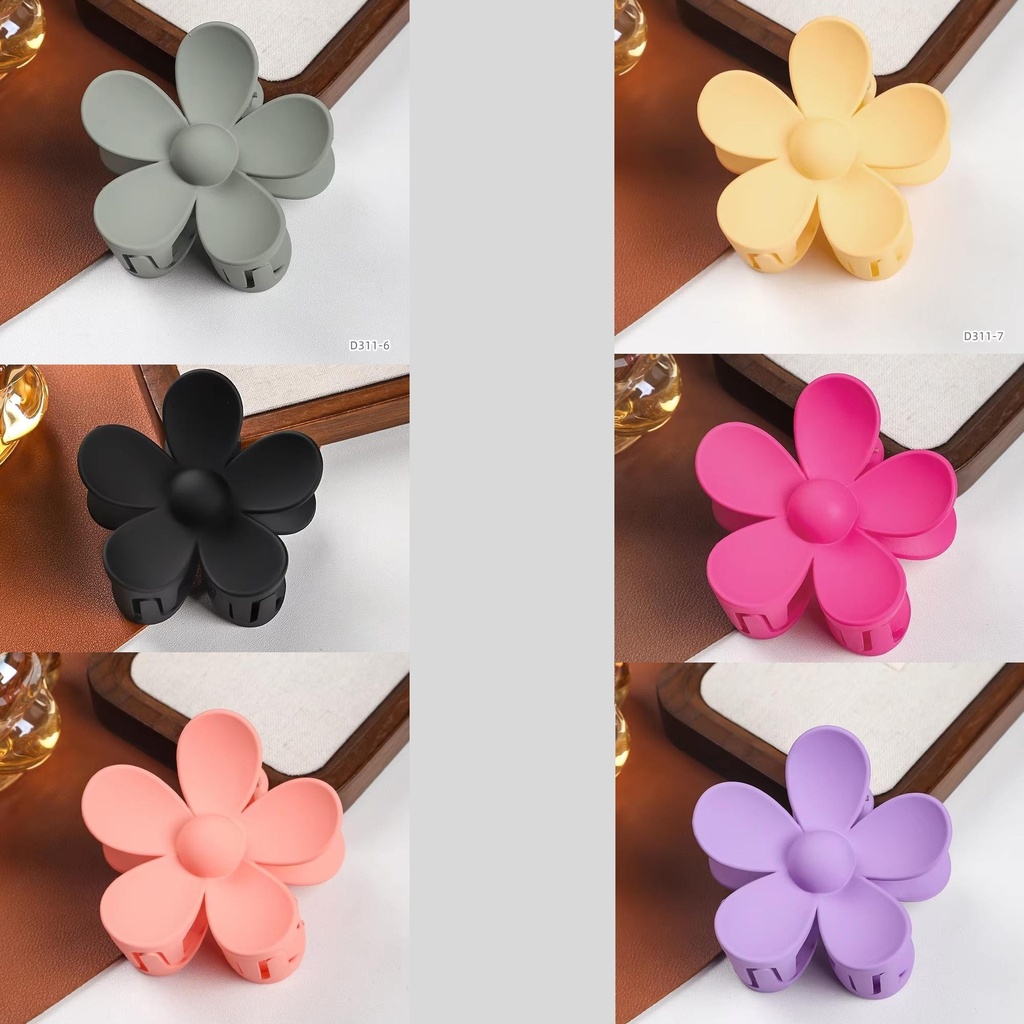 Gancho Flor Matte Colores Variados (UNIDAD)