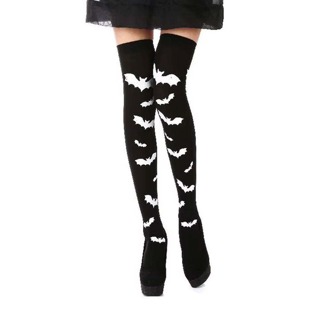 Medias de murcielago para fiesta de Halloween