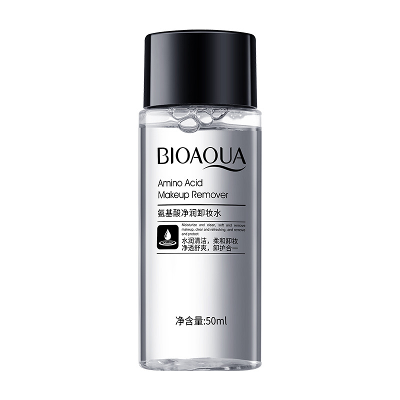 Desmaquillante BIOAQUA con aminoacidos, limpiadora, hidratante 50ml.