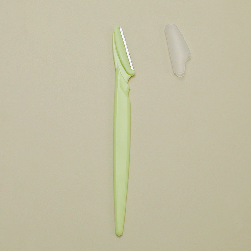Maquinilla de afeitar para cejas. (VERDE)