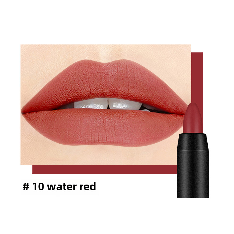 Lápiz labial mate. (#10 WATER RED)