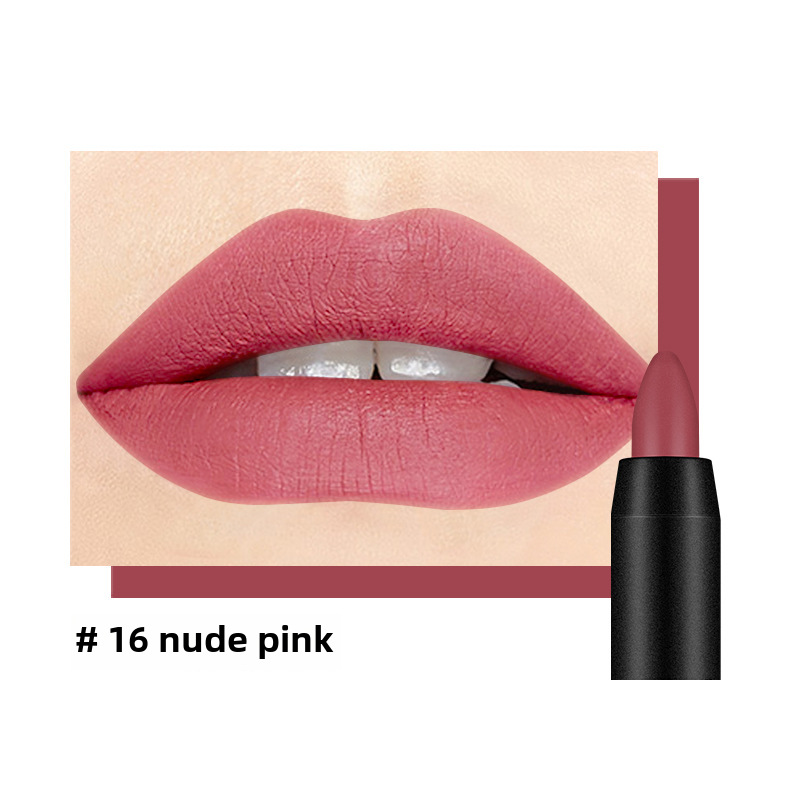 Lápiz labial mate. (#16 NUDE PINK)