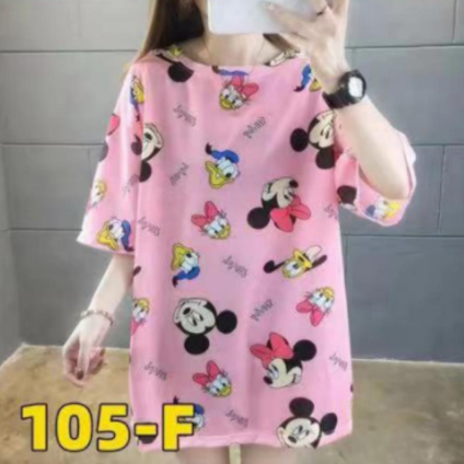 Camison Oversided de dibujos animados