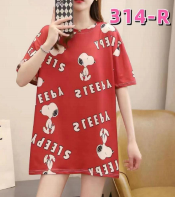 Camison Oversided de dibujos animados