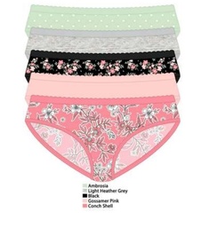 5Pack bikini de mujer 100% algodÃ³n