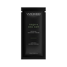 Wicked Sensual Care Sage & Sea Salt Massage Cream  - .34 oz