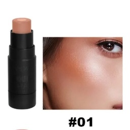 Handaiyan 2 In 1 Blush & Highlight Stick - [01# Tan Glow - 8g]