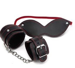 Kit com Algema Resistente e Venda - Sado Preto