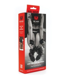 Sei Mio Hog Tied & Satisfied Hog Tie & Cuff Set - Black
