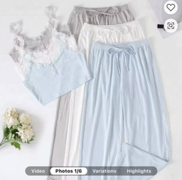 Pijama top y pantalon