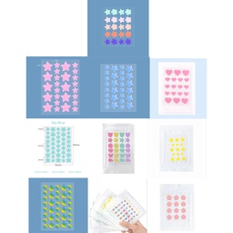 Parche láser de color para el acné