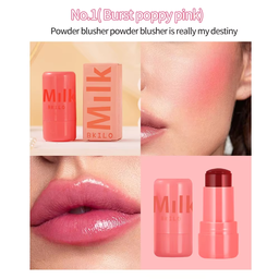 Rubor de gelatina vegano (#1 BURST POPPY PINK)