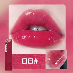 Tinta labial de color brillante. (#08)