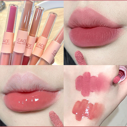 Tinte o brillo de labios de doble punta mate/aterciopelado. (#04)