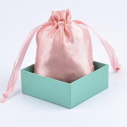 Bolsa de tela de seda (9x12) ROSADO CLARO