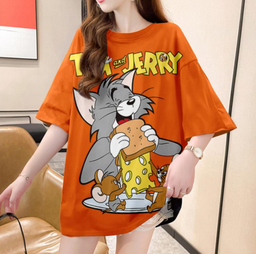 Camison Oversided de dibujos animados