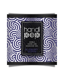 Handipop Hand Job Massage Gel Single Use Packet - 6 ml Blueberry Muffin
